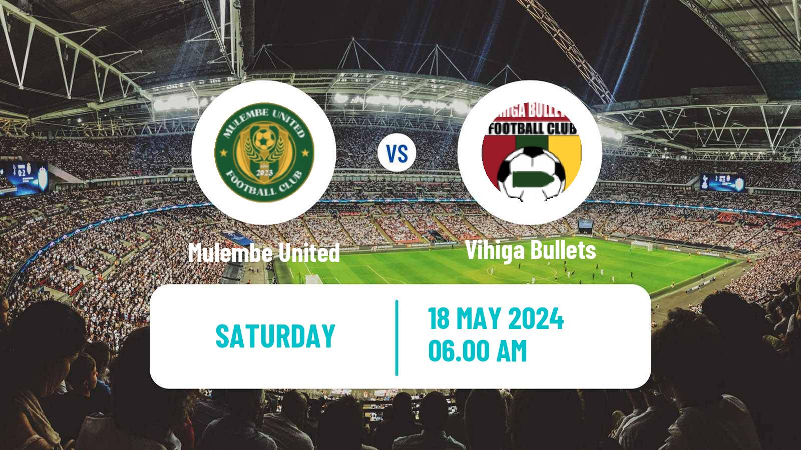 Soccer Kenyan Super League Mulembe United - Vihiga Bullets