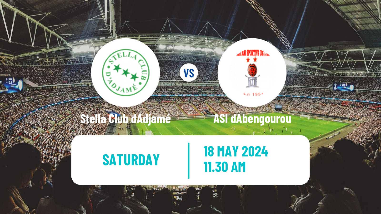 Soccer Cote d`Ivoire Ligue 1 Stella Club dAdjamé - ASI dAbengourou