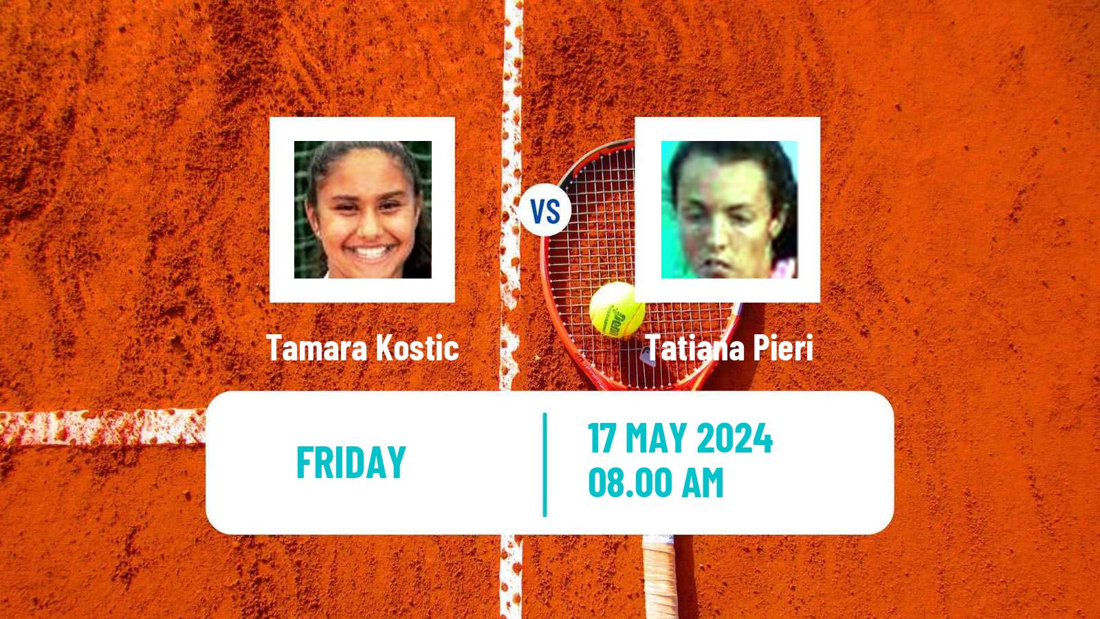 Tennis ITF W35 Villach Women Tamara Kostic - Tatiana Pieri