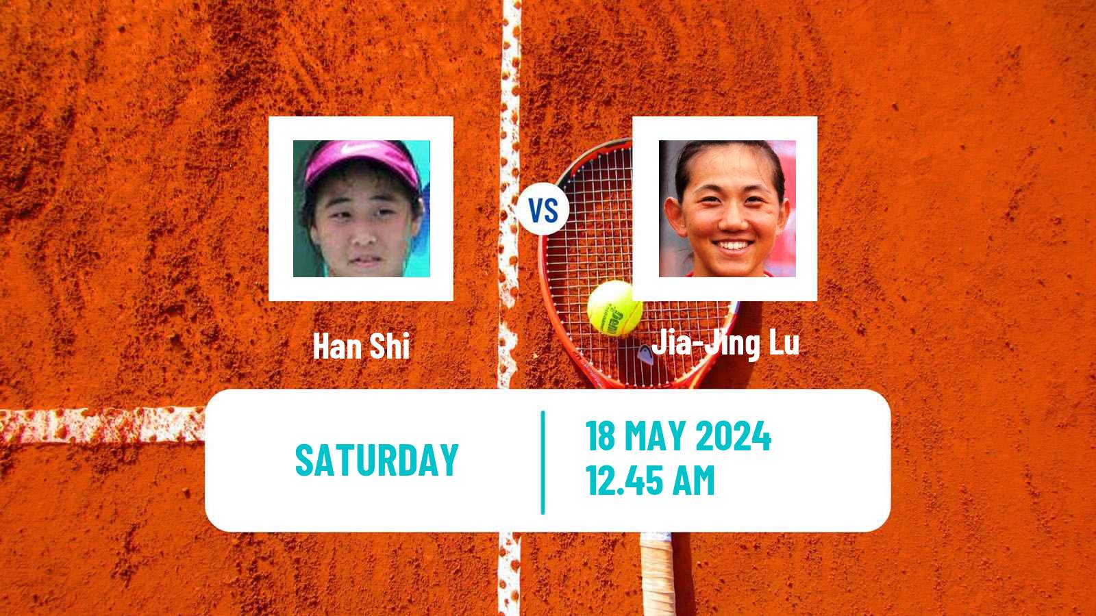 Tennis ITF W50 Anning Women Han Shi - Jia-Jing Lu