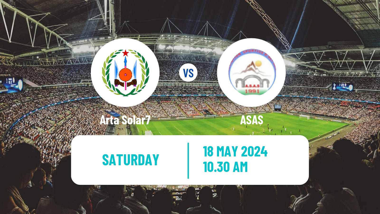 Soccer Djibouti Premier League Arta Solar7 - ASAS