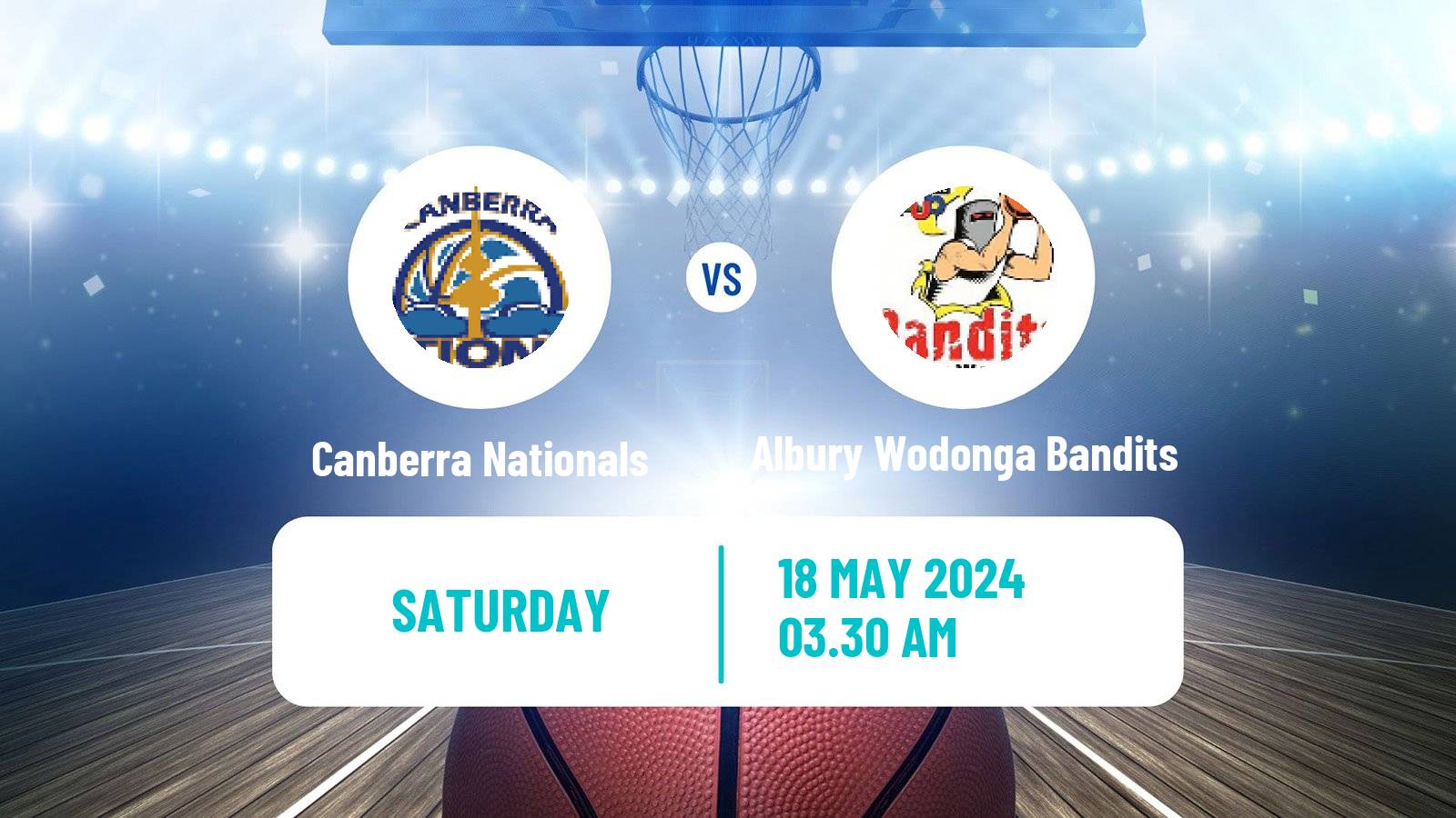 Basketball Australian NBL1 East Women Canberra Nationals - Albury Wodonga Bandits