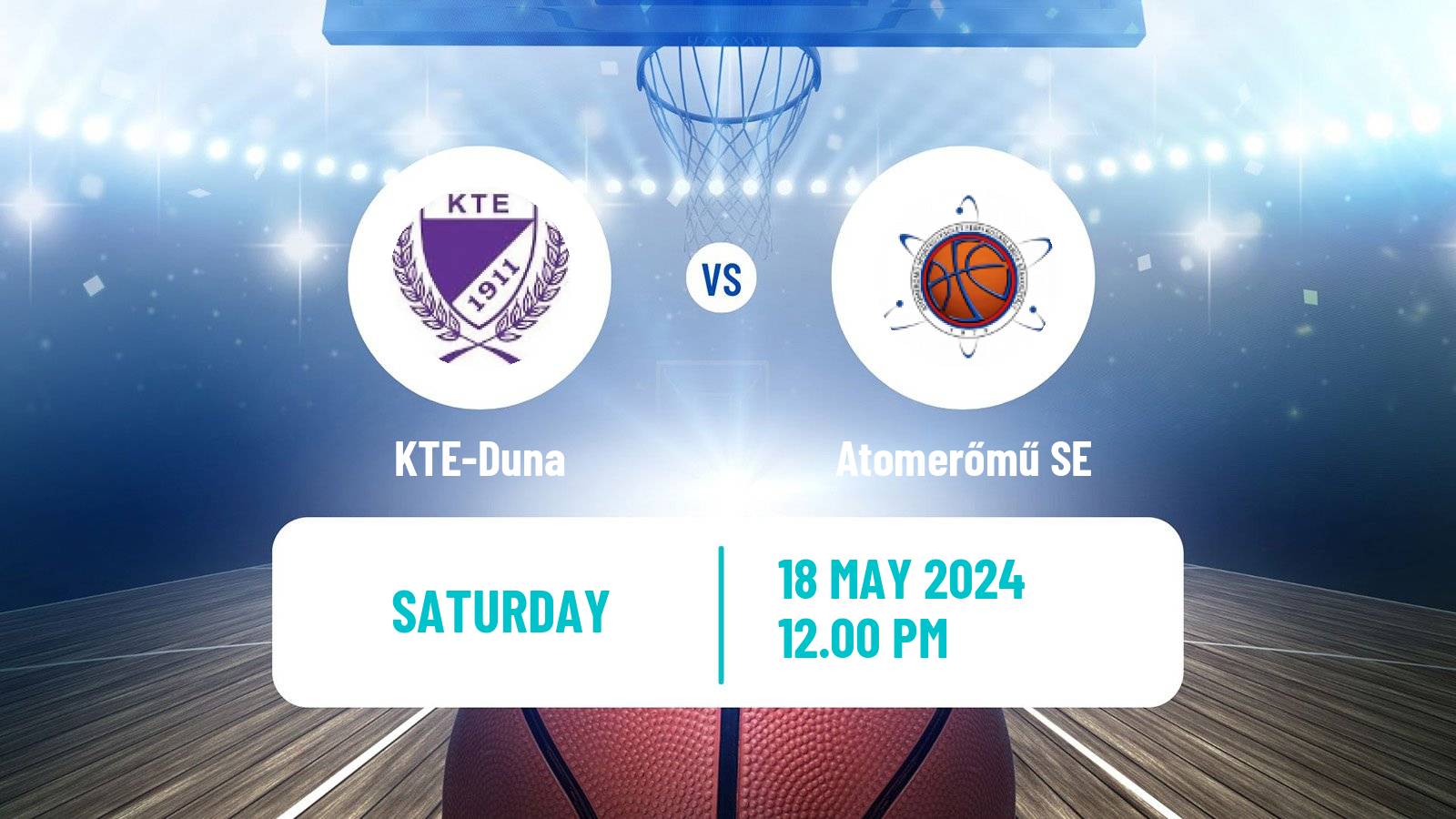 Basketball Hungarian NB I Basketball KTE-Duna - Atomerőmű SE