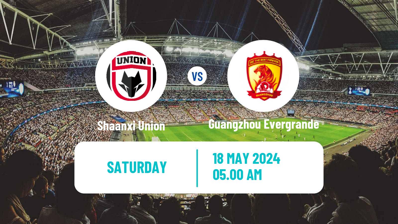 Soccer Chinese FA Cup Shaanxi Union - Guangzhou Evergrande