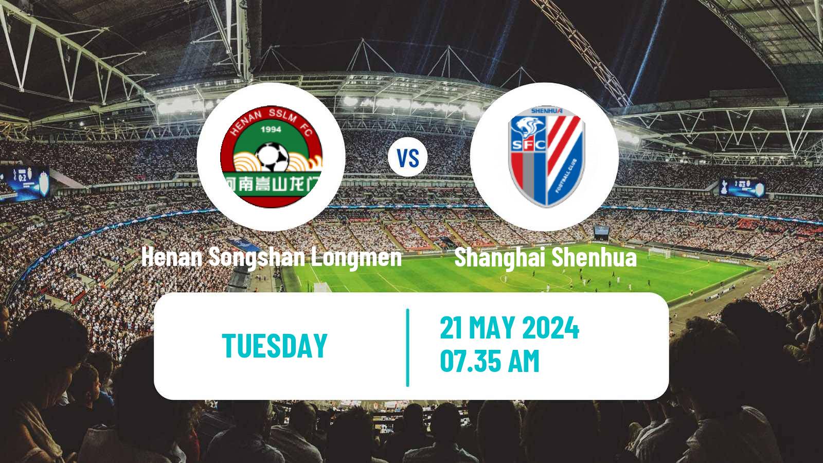 Soccer Chinese Super League Henan Songshan Longmen - Shanghai Shenhua