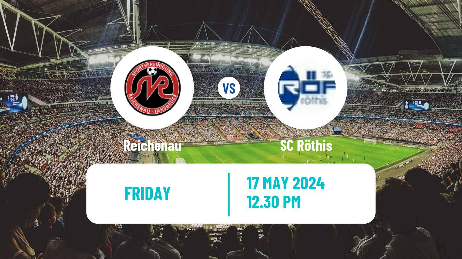 Soccer Austrian Regionalliga West Reichenau - Röthis