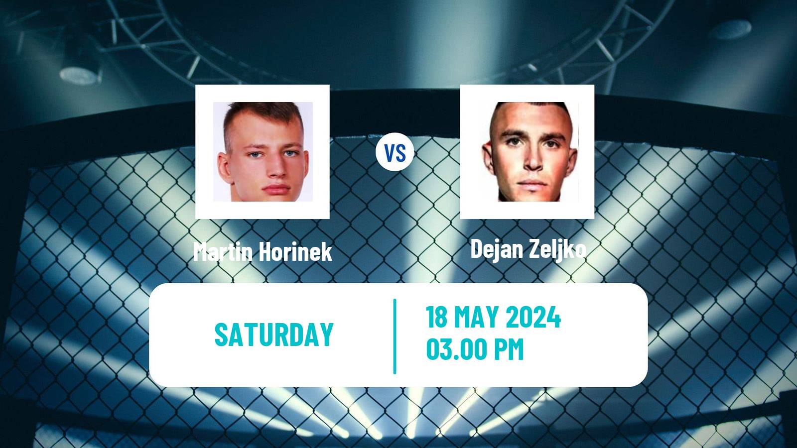 MMA Catchweight Rfa Men Martin Horinek - Dejan Zeljko