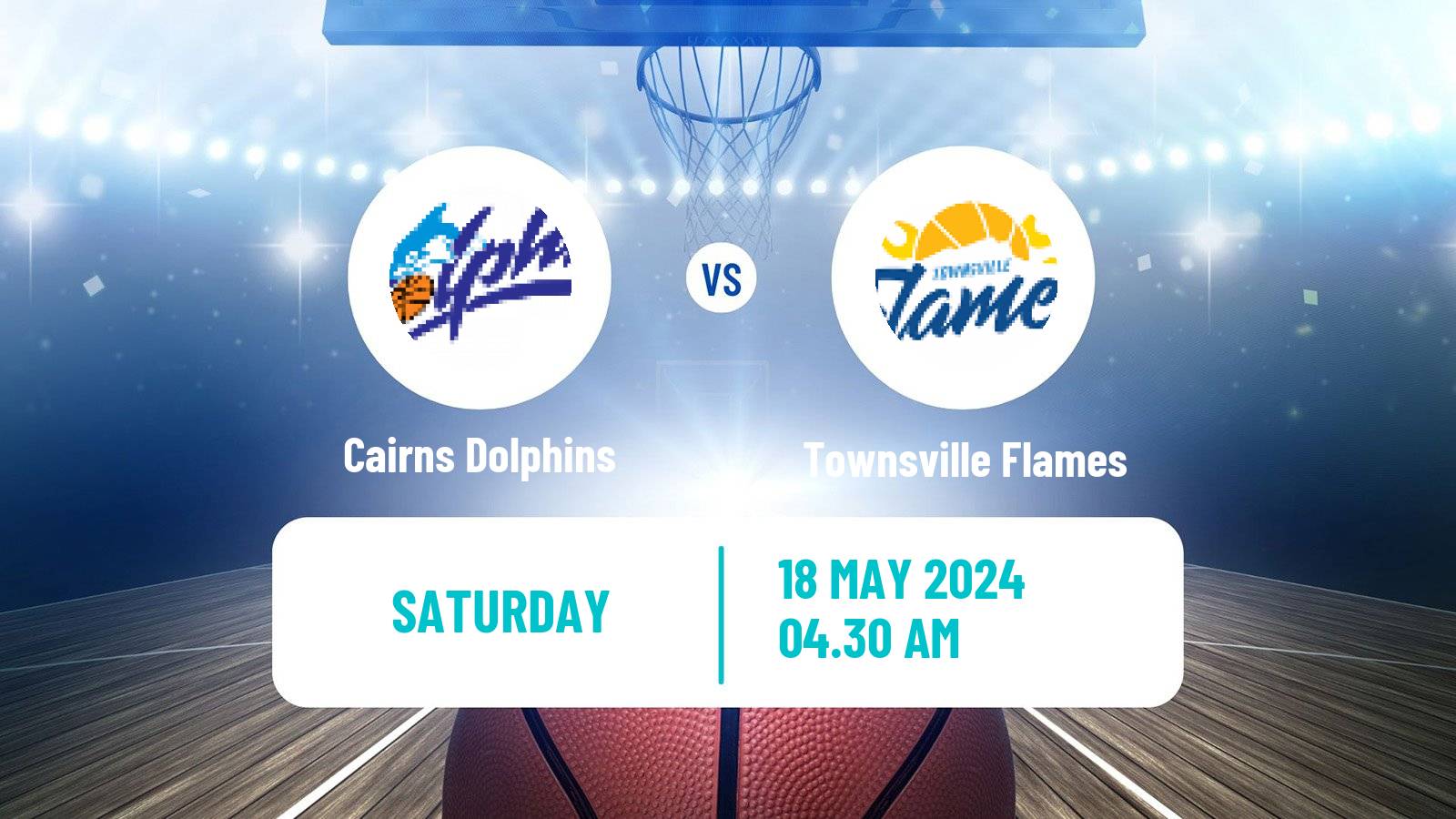 Basketball Australian NBL1 North Women Cairns Dolphins - Townsville Flames