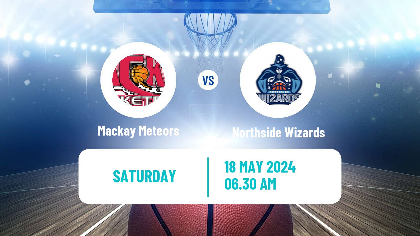 Basketball Australian NBL1 North Mackay Meteors - Northside Wizards