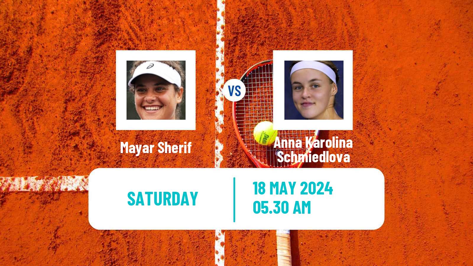 Tennis Parma Challenger Women Mayar Sherif - Anna Karolina Schmiedlova