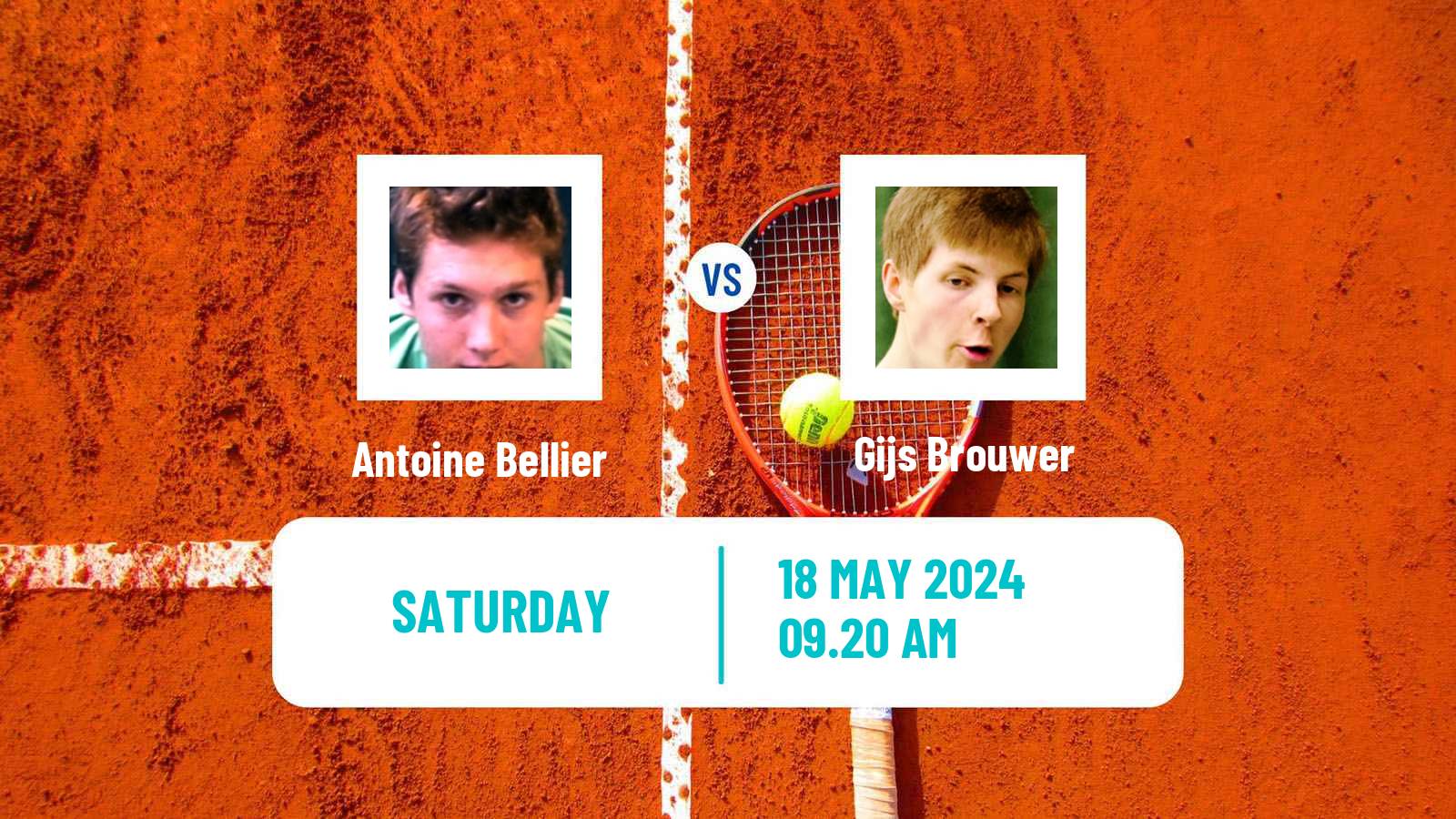 Tennis ATP Geneva Antoine Bellier - Gijs Brouwer