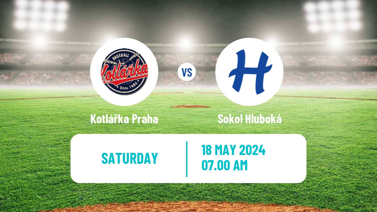 Baseball Czech Extraliga Baseball Kotlářka Praha - Sokol Hluboká