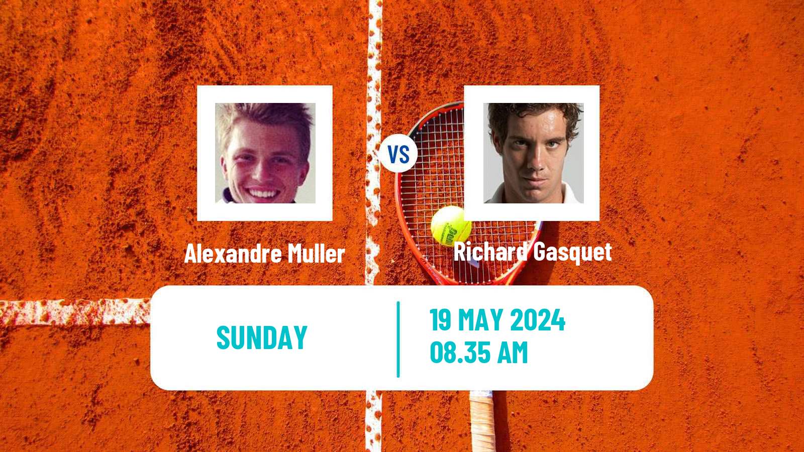 Tennis ATP Lyon Alexandre Muller - Richard Gasquet