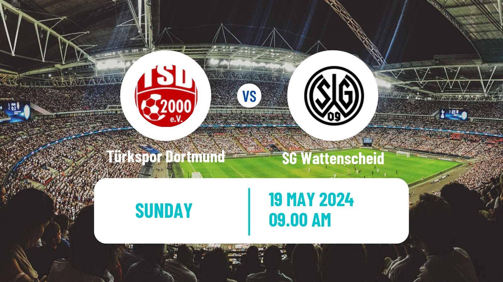 Soccer German Oberliga Westfalen Türkspor Dortmund - SG Wattenscheid