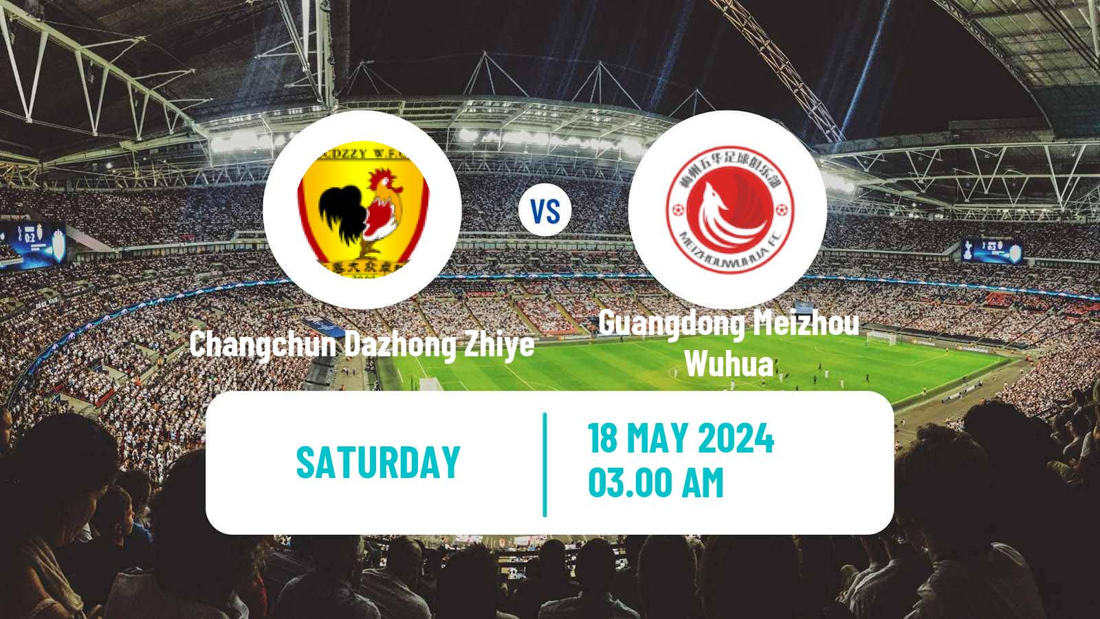 Soccer Chinese Super League Women Changchun Dazhong Zhiye - Guangdong Meizhou Wuhua