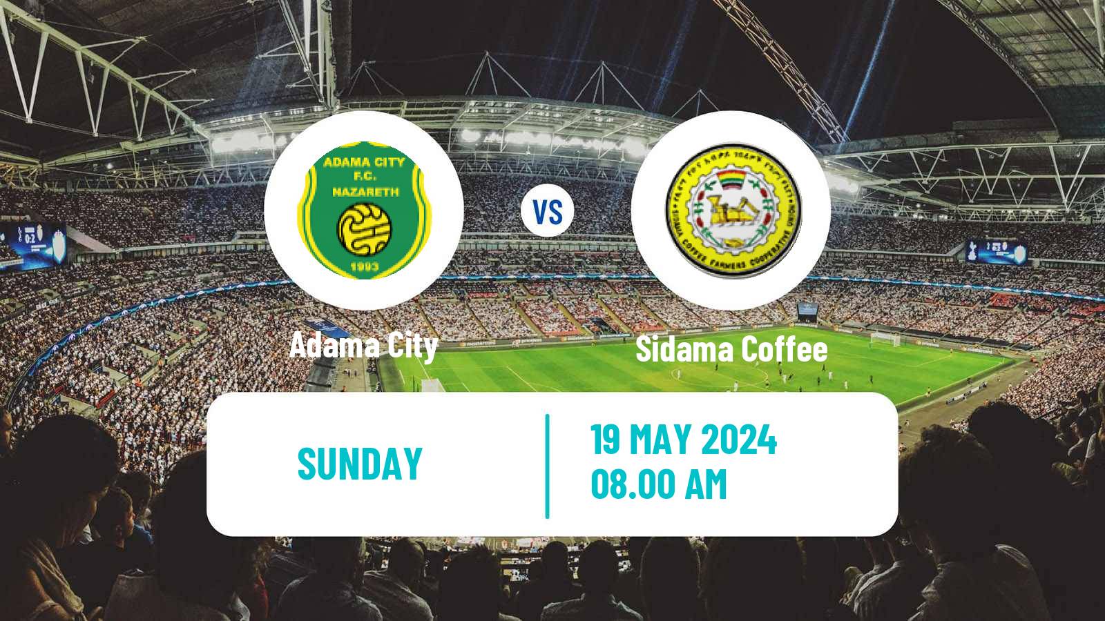 Soccer Ethiopian Premier League Adama City - Sidama Coffee