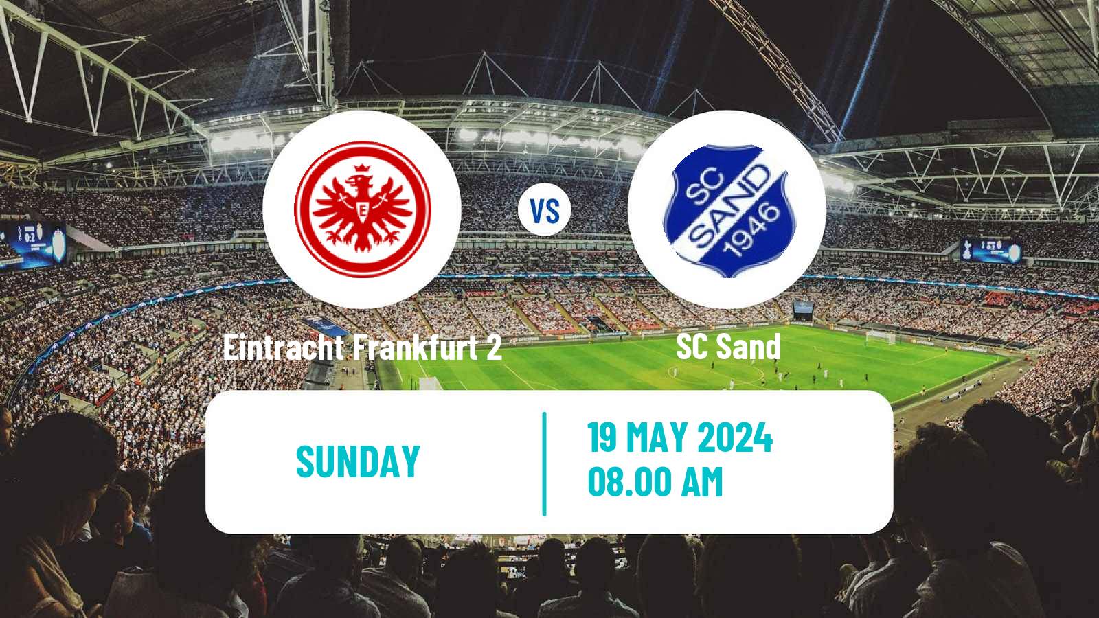 Soccer German 2 Bundesliga Women Eintracht Frankfurt 2 - Sand