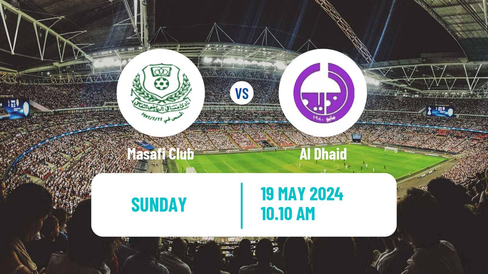 Soccer UAE Division 1 Masafi - Al Dhaid