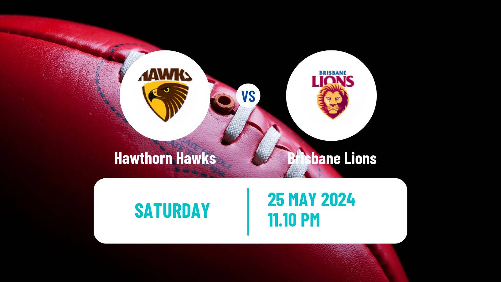 Aussie rules AFL Hawthorn Hawks - Brisbane Lions