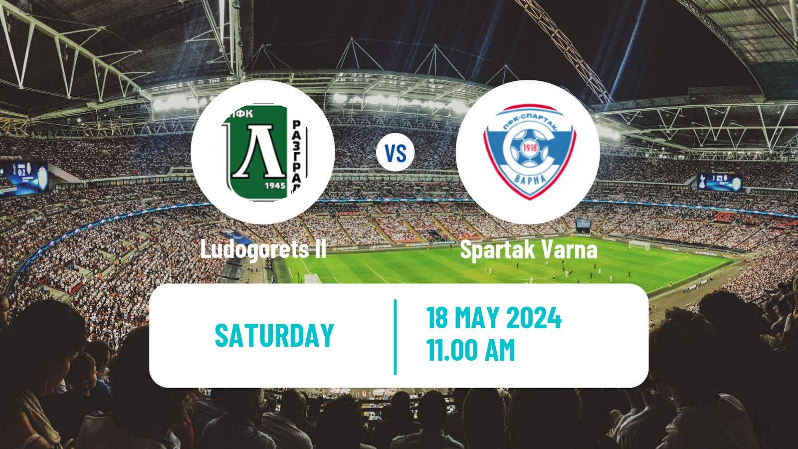 Soccer Bulgarian Vtora Liga Ludogorets II - Spartak Varna