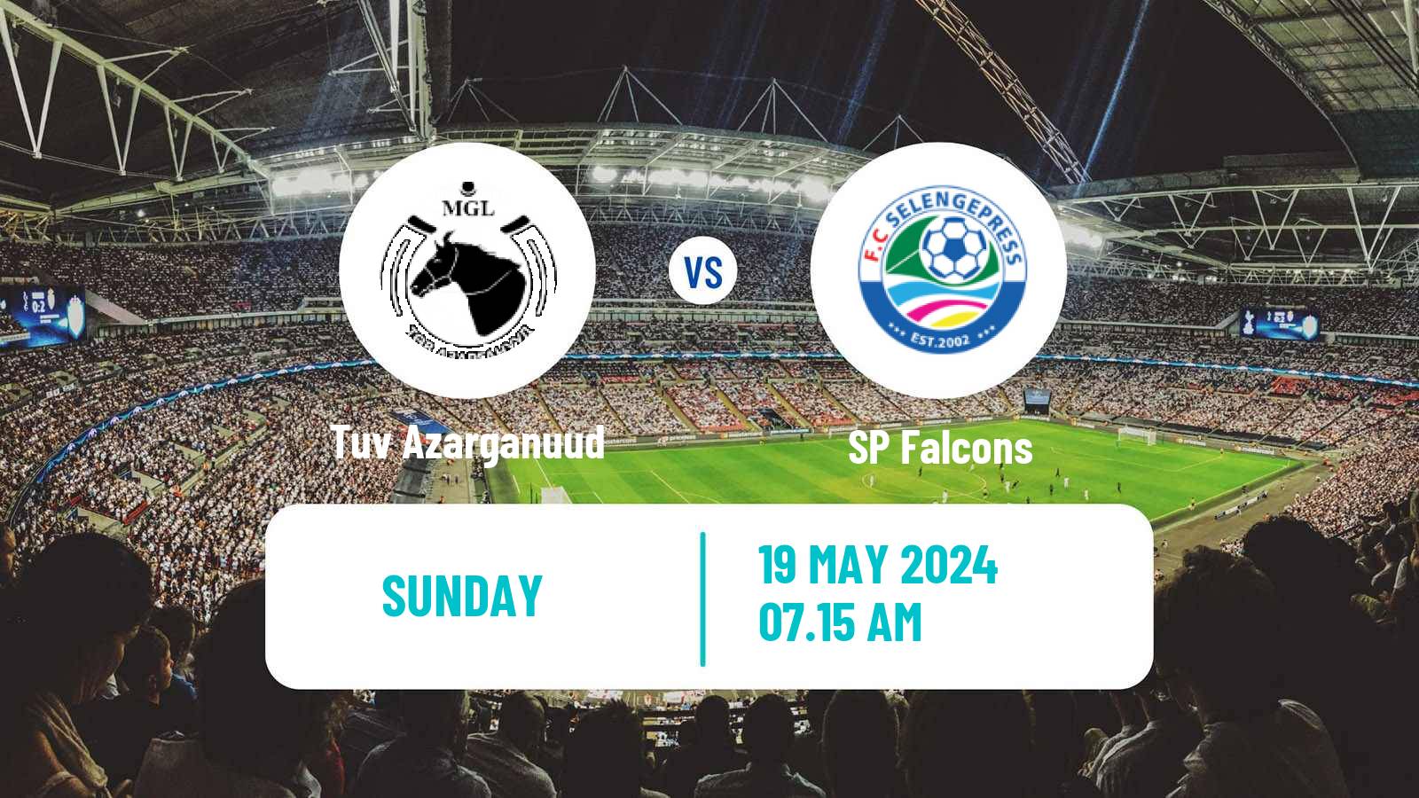 Soccer Mongolian Premier League Tuv Azarganuud - Falcons