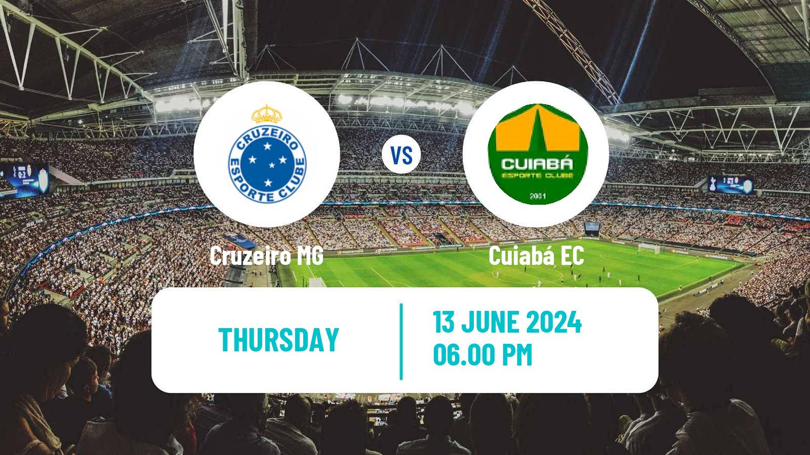 Soccer Brazilian Serie A Cruzeiro - Cuiabá