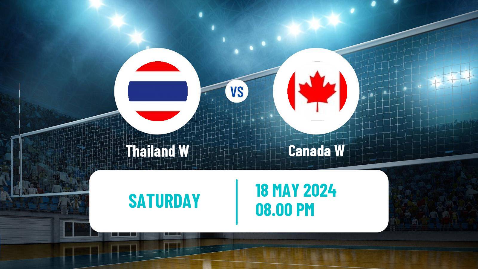 Volleyball Nations League Volleyball Women Thailand W - Canada W