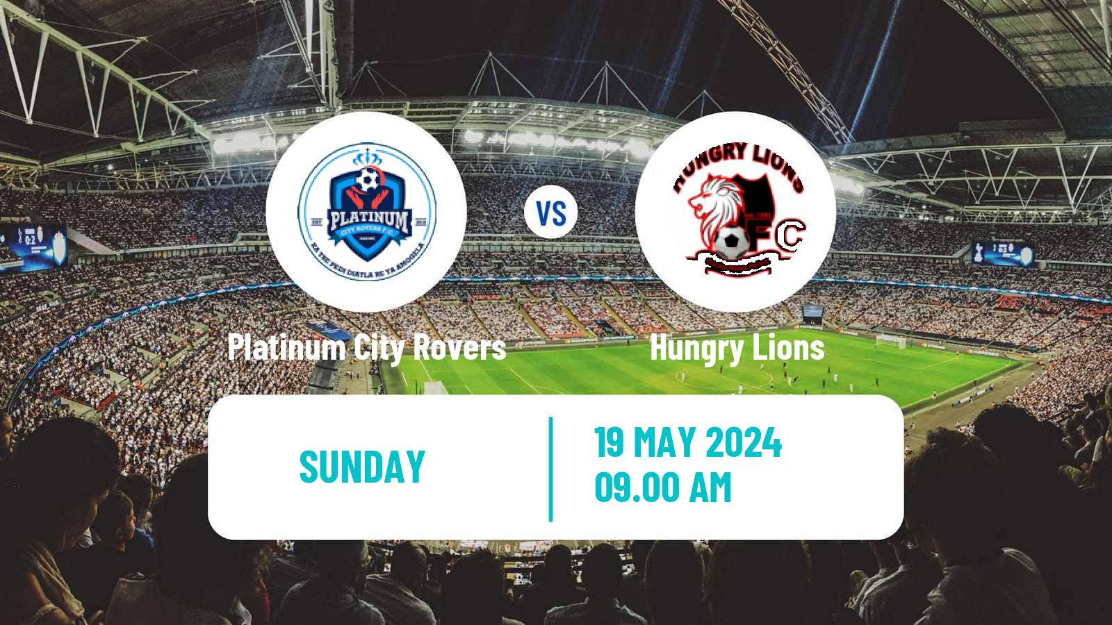 Soccer South African First Division Platinum City Rovers - Hungry Lions