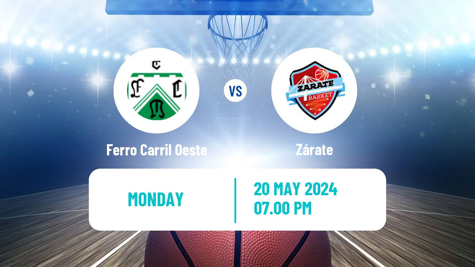 Basketball Argentinian LNB Ferro Carril Oeste - Zárate