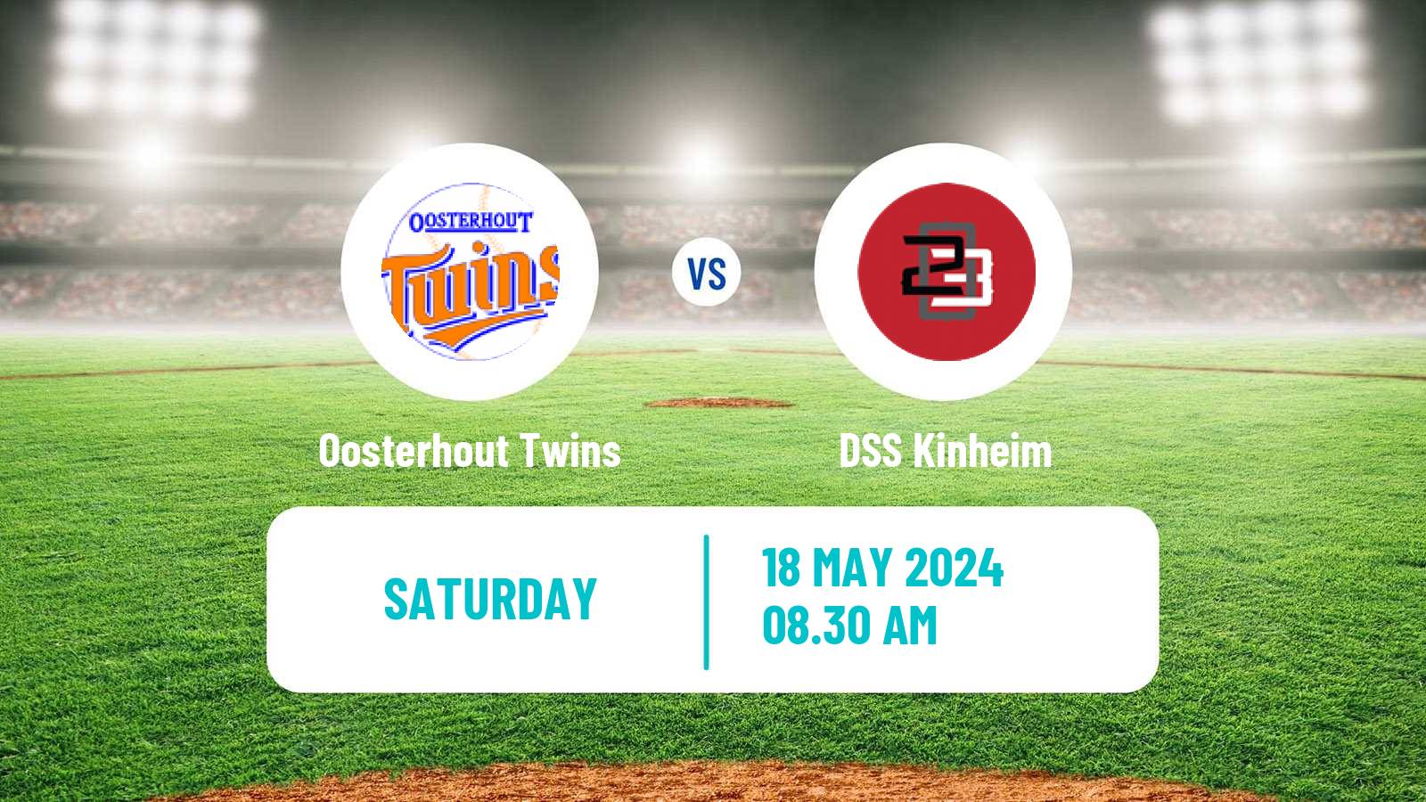 Baseball Dutch Hoofdklasse Baseball Oosterhout Twins - DSS Kinheim
