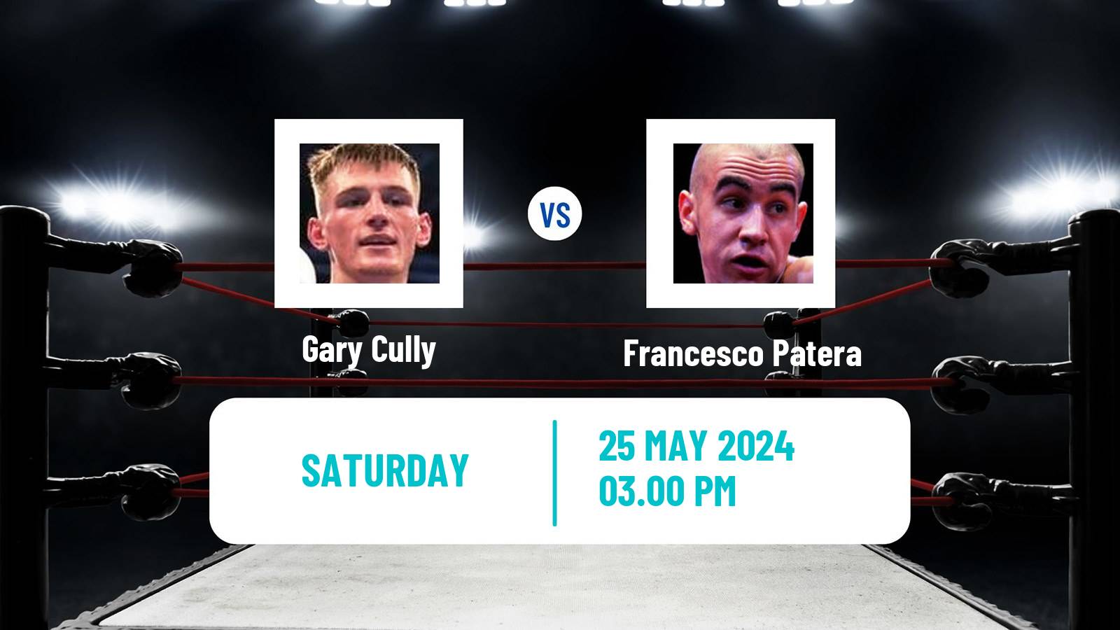 Boxing Lightweight Others Matches Men Gary Cully - Francesco Patera