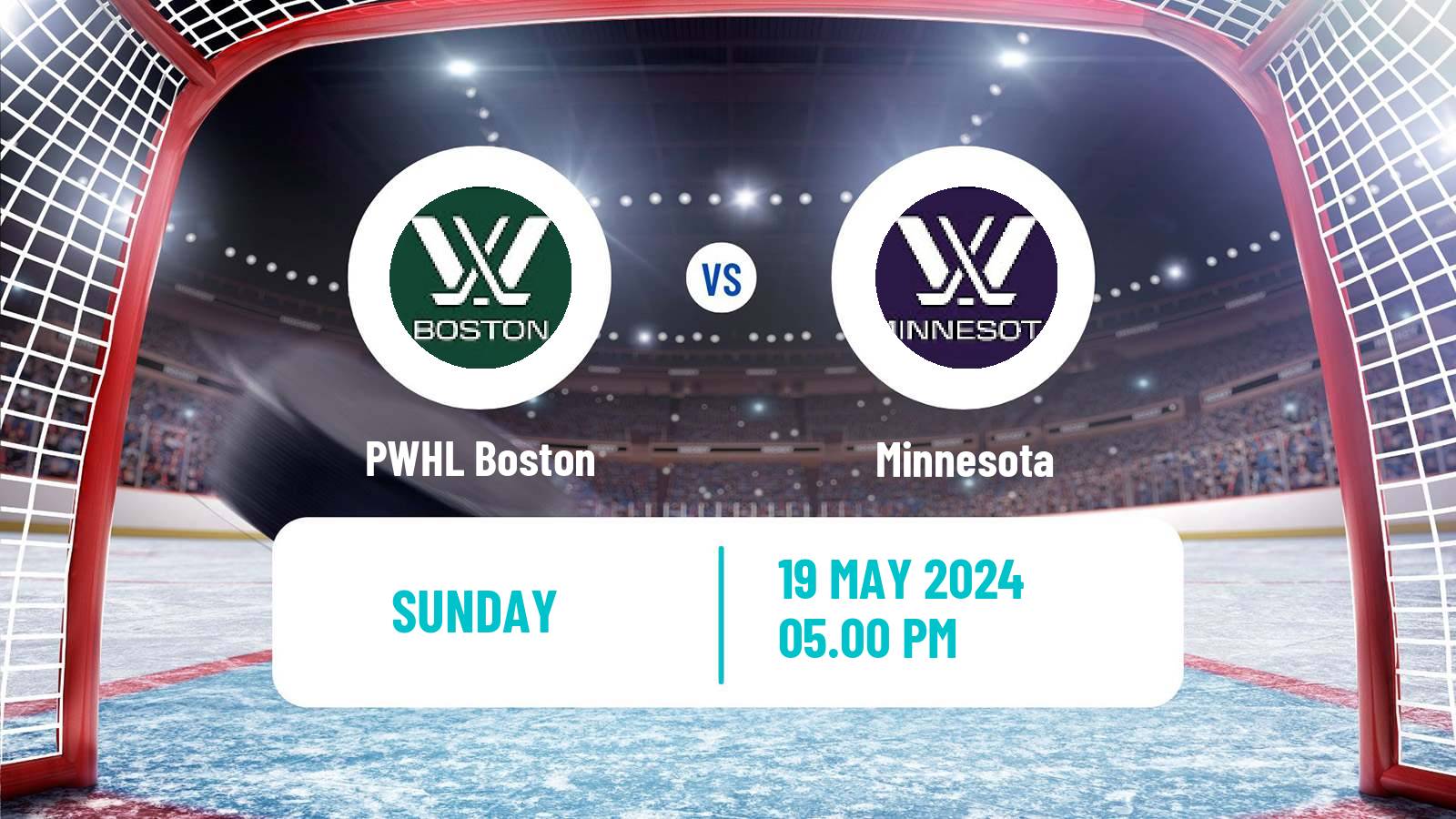 Hockey PWHL Women Boston - Minnesota