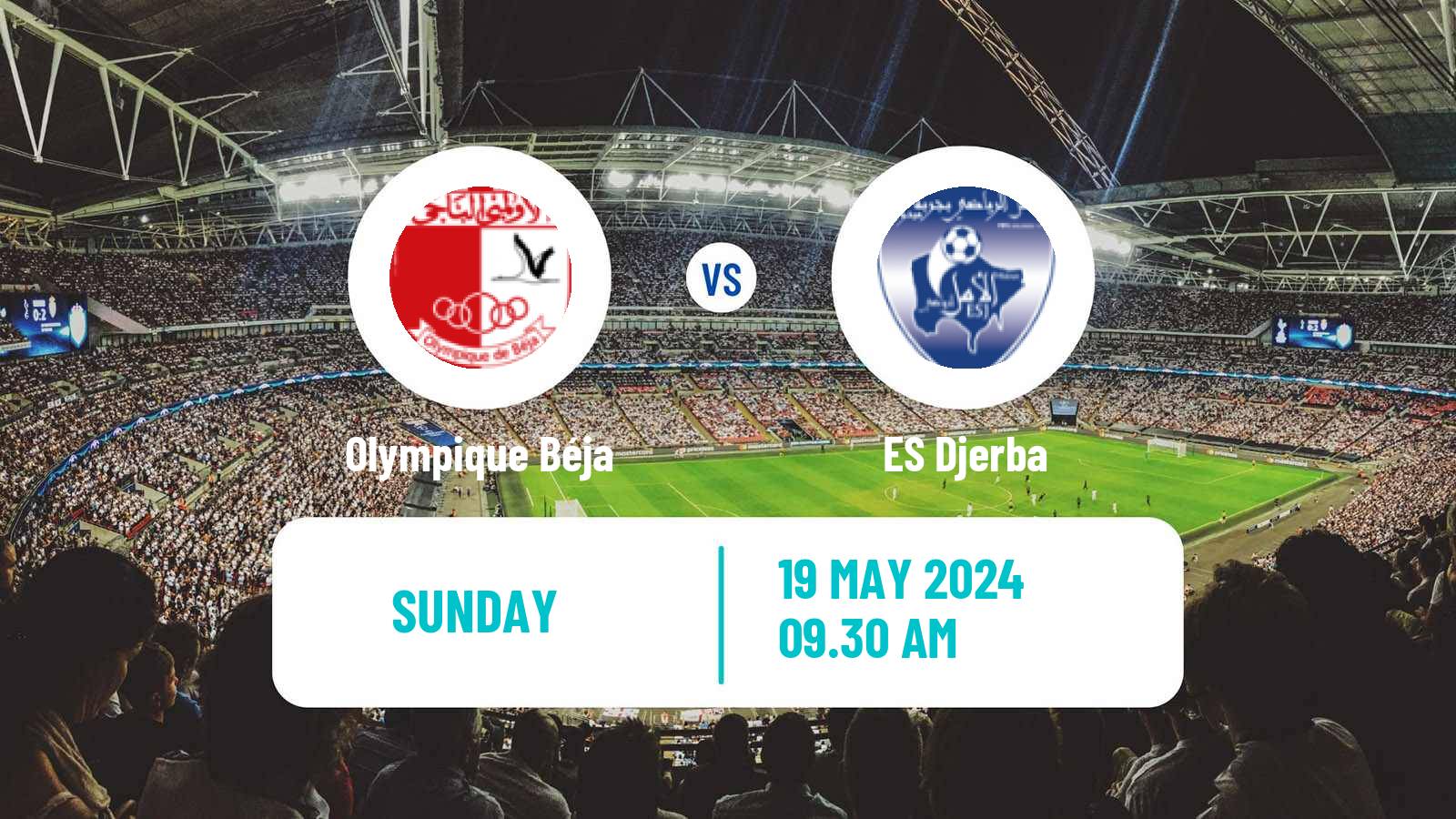 Soccer Tunisian Cup Olympique Béja - ES Djerba
