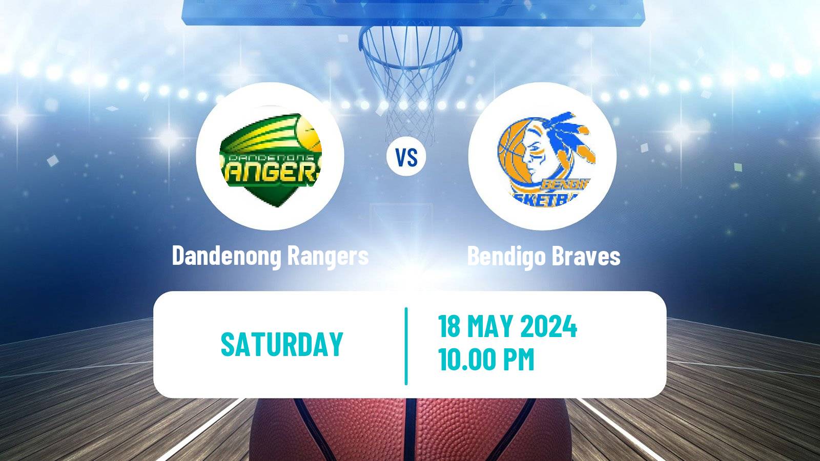 Basketball Australian NBL1 South Women Dandenong Rangers - Bendigo Braves