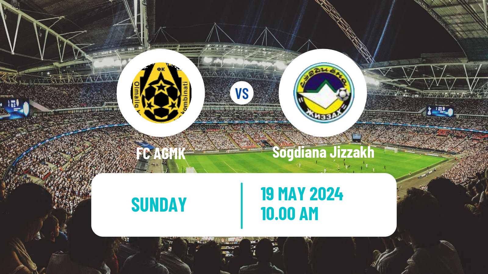 Soccer Uzbek League AGMK - Sogdiana Jizzakh