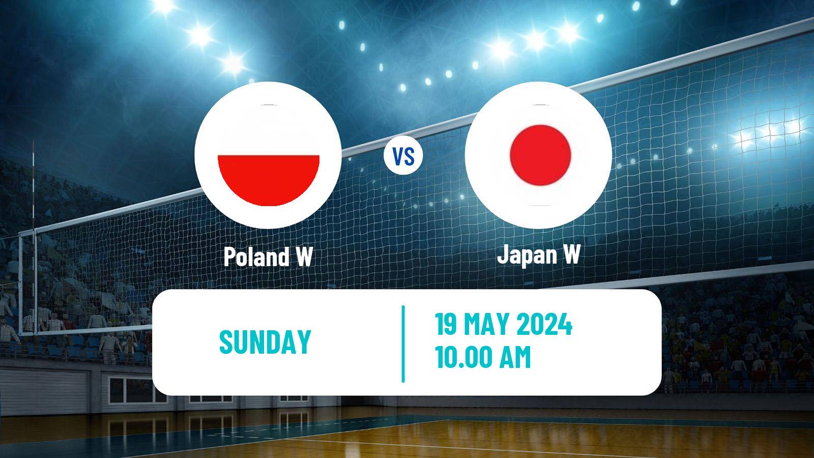 Volleyball Nations League Volleyball Women Poland W - Japan W