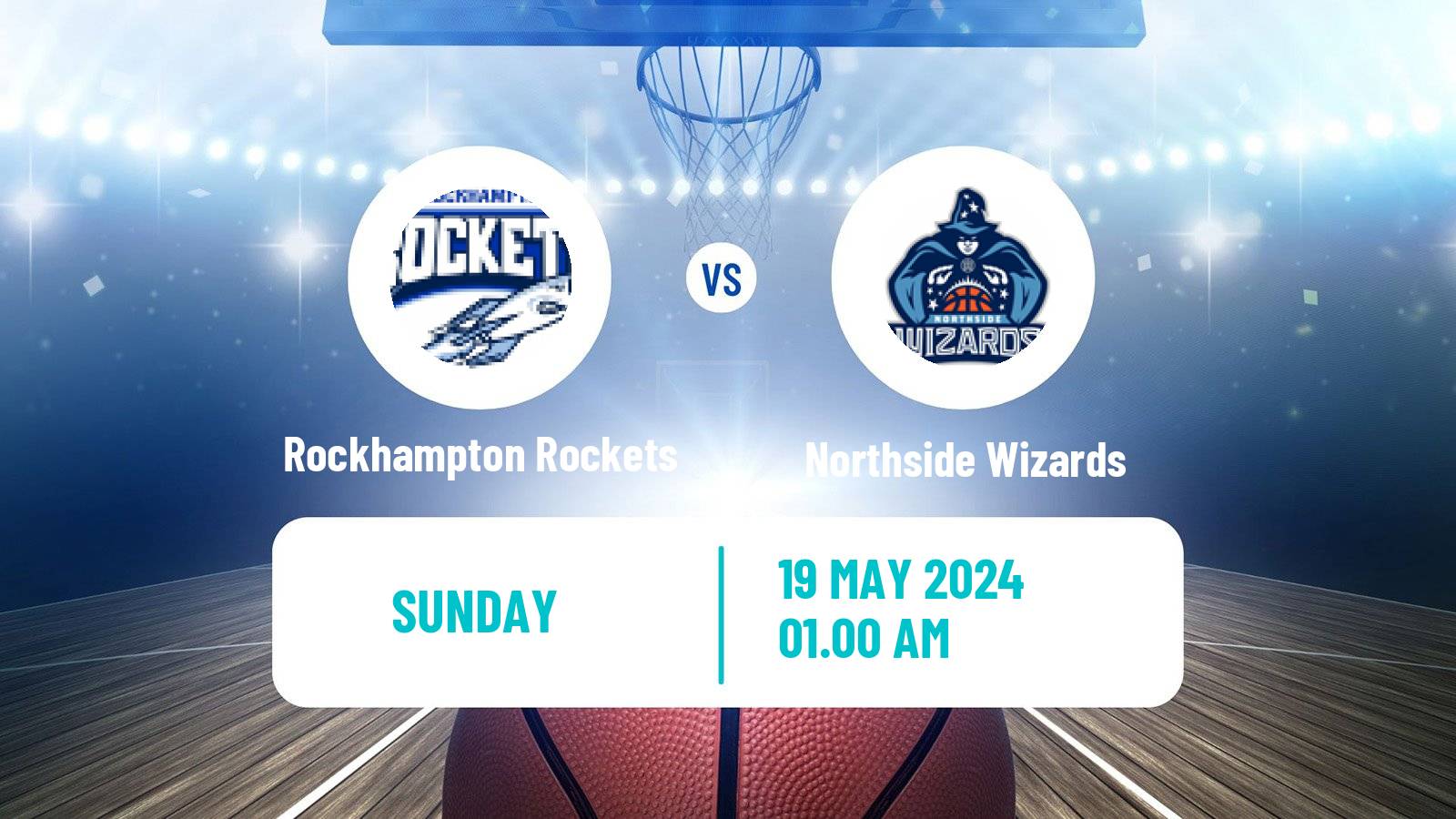 Basketball Australian NBL1 North Rockhampton Rockets - Northside Wizards