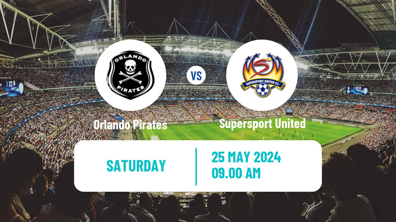 Soccer South African Premier Soccer League Orlando Pirates - Supersport United