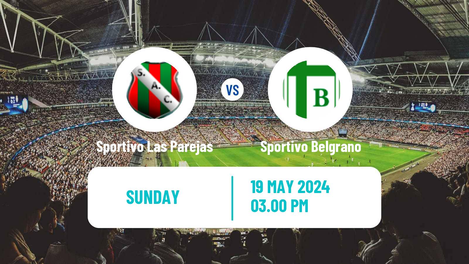 Soccer Argentinian Torneo Federal Sportivo Las Parejas - Sportivo Belgrano