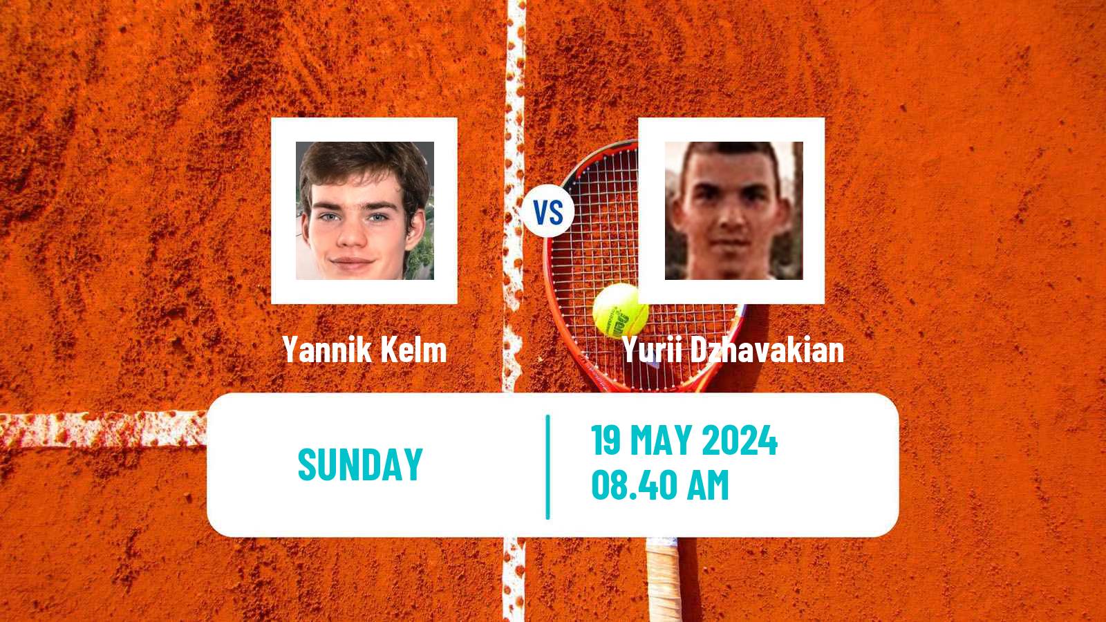 Tennis Augsburg Challenger Men Yannik Kelm - Yurii Dzhavakian