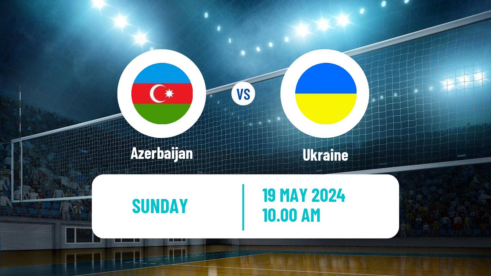 Volleyball Golden European League Volleyball Azerbaijan - Ukraine