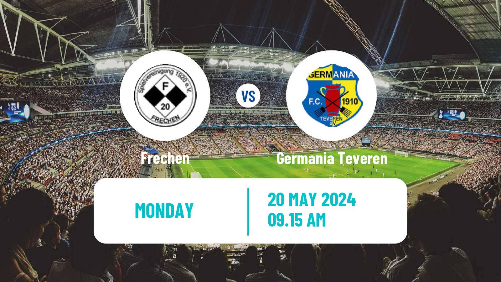 Soccer German Oberliga Mittelrhein Frechen - Germania Teveren