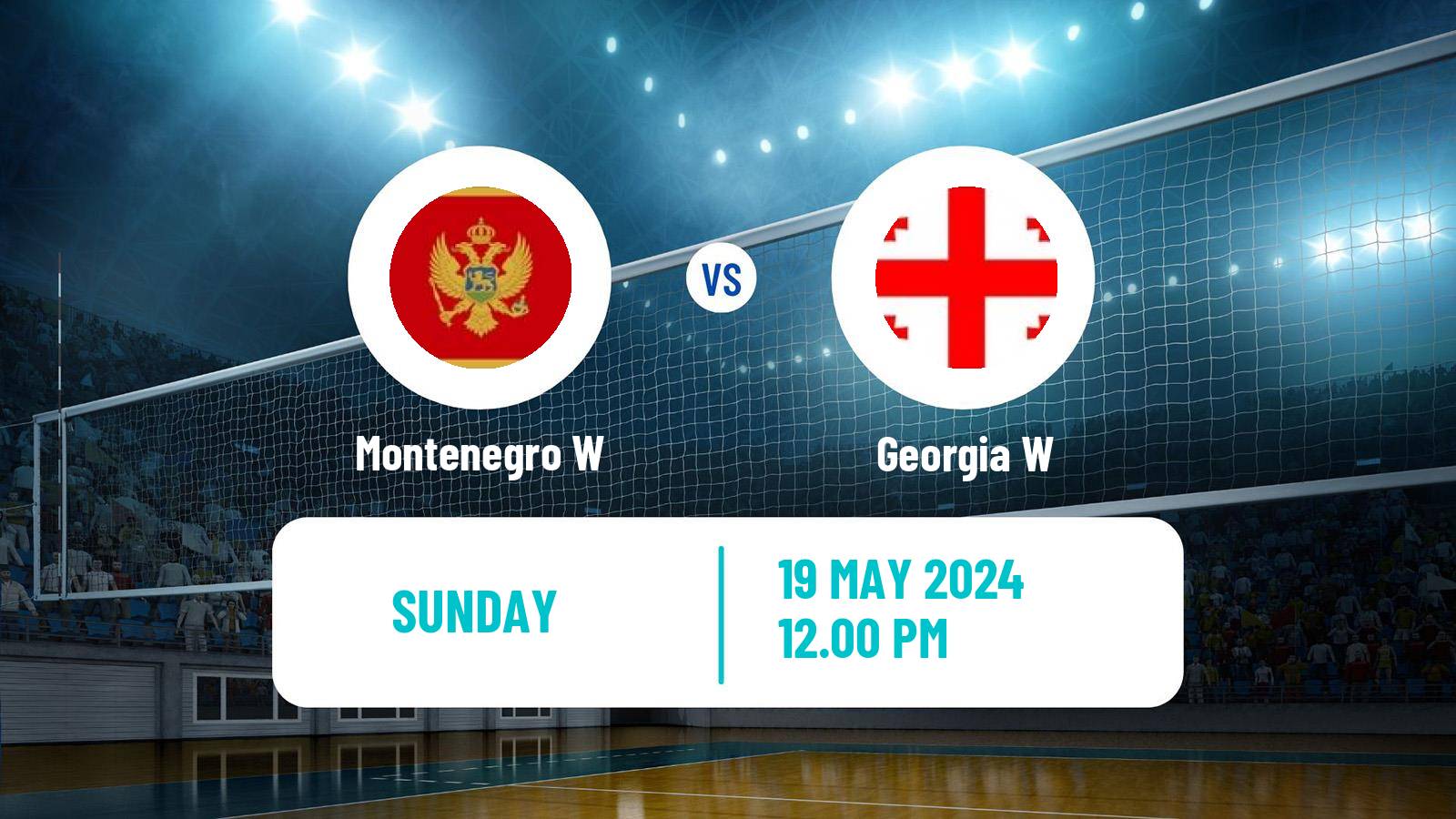 Volleyball Silver European League Volleyball Women Montenegro W - Georgia W