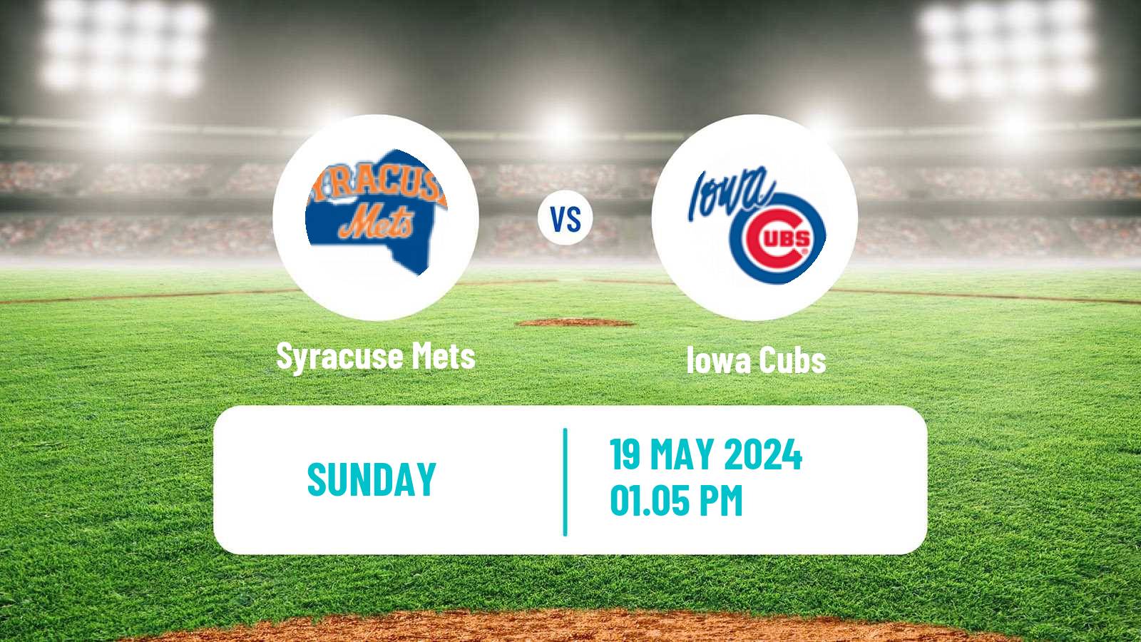Baseball IL Syracuse Mets - Iowa Cubs