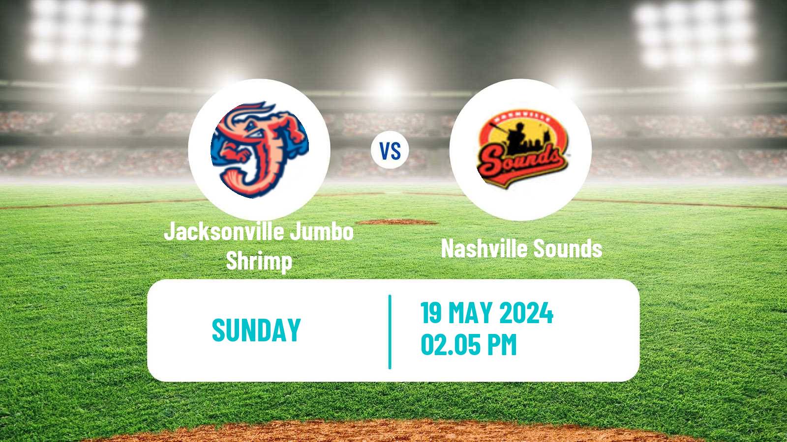 Baseball IL Jacksonville Jumbo Shrimp - Nashville Sounds