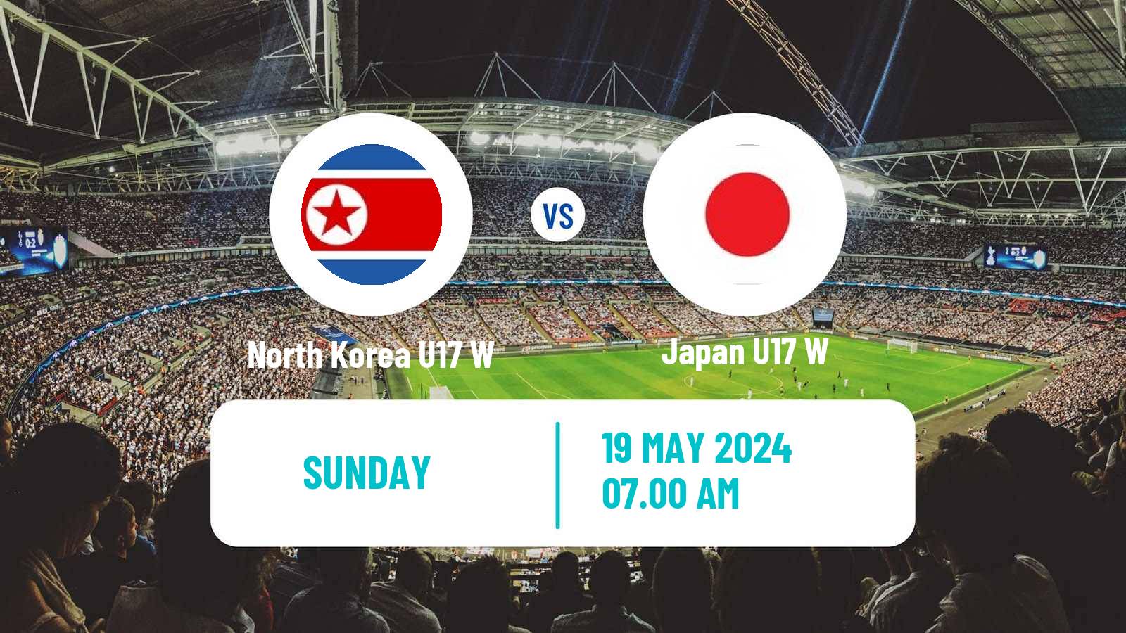 Soccer AFC Asian Cup Women U17 North Korea U17 W - Japan U17 W