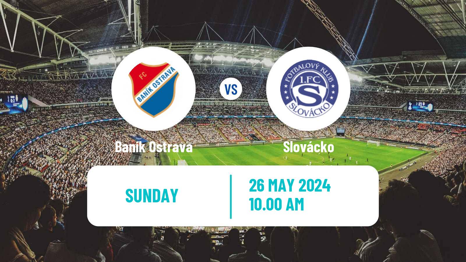 Soccer Czech 1 Liga Baník Ostrava - Slovácko