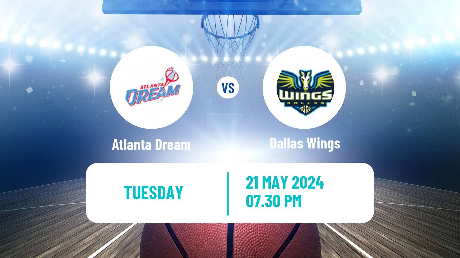 Basketball WNBA Atlanta Dream - Dallas Wings