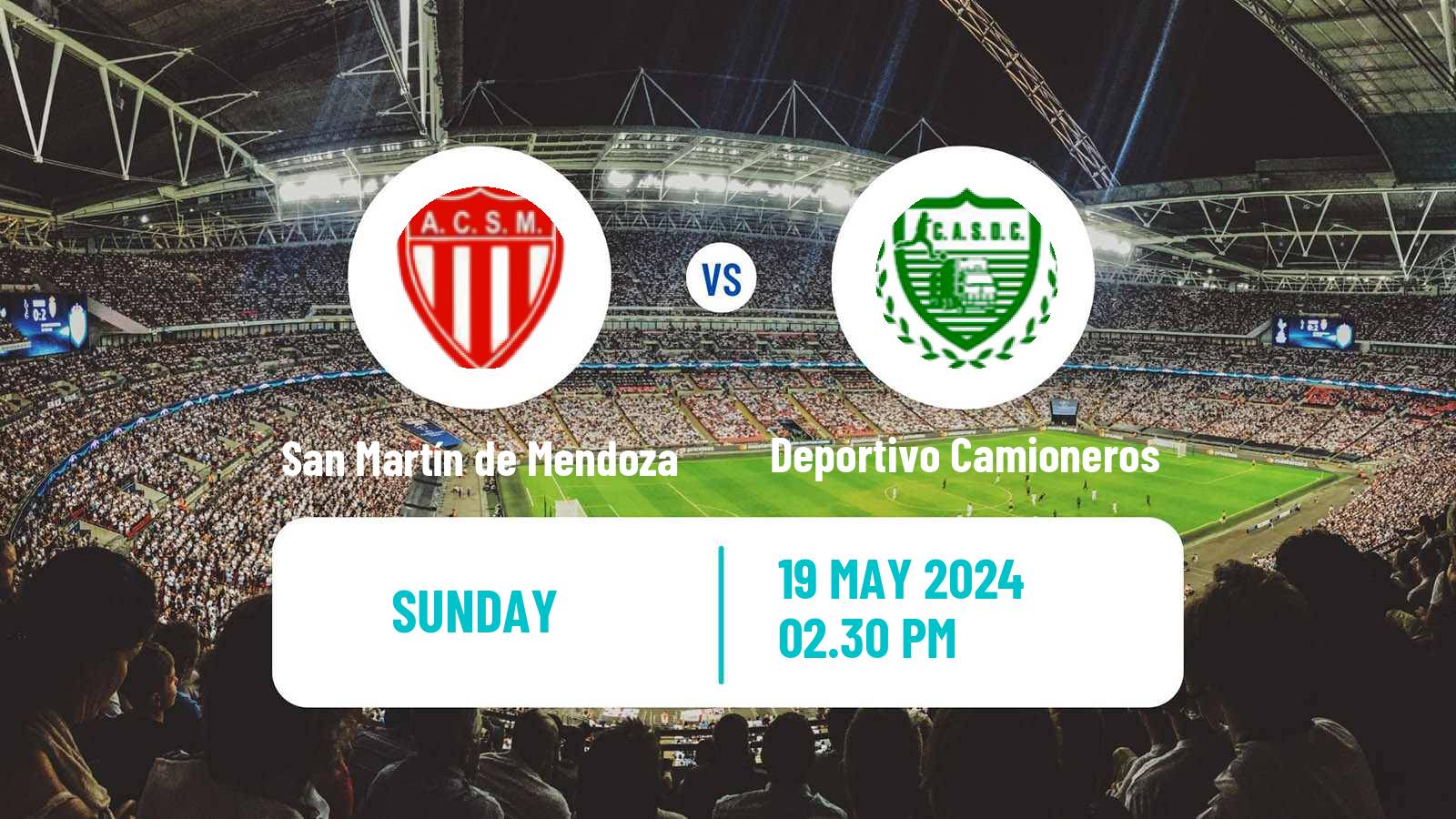 Soccer Argentinian Torneo Federal San Martín de Mendoza - Deportivo Camioneros