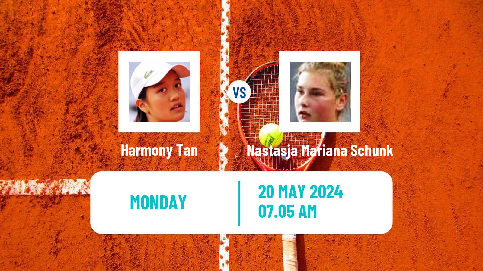 Tennis WTA Roland Garros Harmony Tan - Nastasja Mariana Schunk
